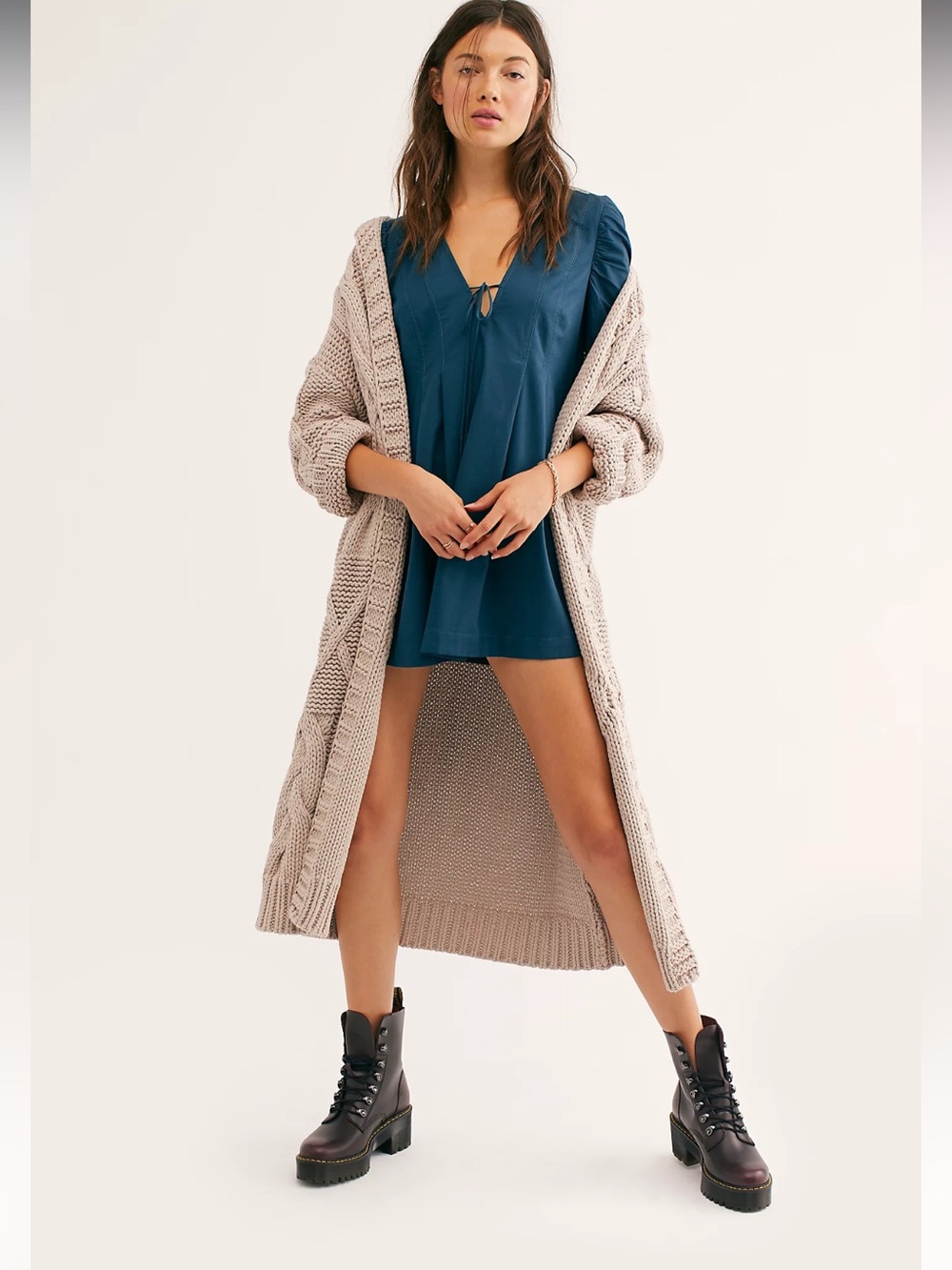 Free People Adelle Tunic Mini Dress- Medium